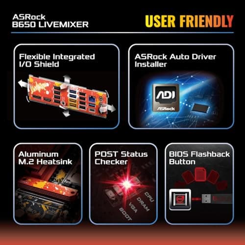 ASRock B650 LIVEMIXER AM5 DDR5 Motherboard