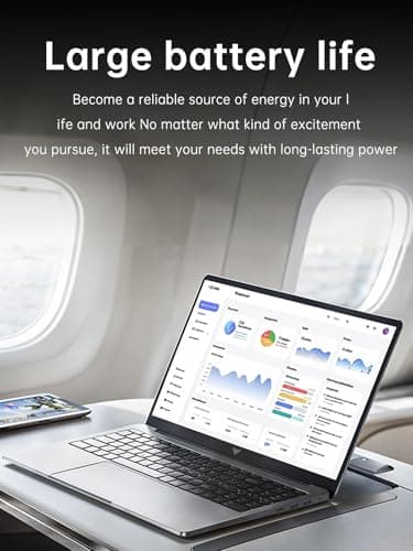 2025 Laptop with Intel N150 Processor(4C/8T,up to 3.6GHz),Windows 11 Laptop Computer 16GB DDR4 512GB NVMe SSD,15.6" Full HD IPS Display,5000mAh Battery, Wi-Fi,Type-C (Full Feature),Webcam