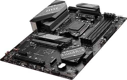 MSI B650 Gaming Plus WiFi Gaming Motherboard (AMD Ryzen 9000/8000/7000 Series Processors, AM5, DDR5, PCIe 4.0, M.2, SATA 6Gb/s, USB 3.2 Gen 2, HDMI/DP, Wi-Fi 6E, Bluetooth 5.3, 2.5Gbps LAN, ATX)