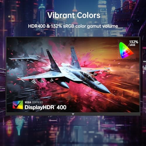 27 Inch 4K Gaming Monitor, UHD 160Hz/144Hz 1ms Fast IPS Monitor, Freesync/G-Sync, HDR400, 132% sRGB, HDMI DisplayPort, VESA, Tilt/Height/Pivot Adjustable, H27P22S