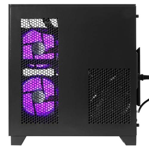 LXZ Desktop PC AMD Ryzen 7-5700G 8 core 3.9GHz, 16G DDR4 RAM, 1TB NVME SSD, Tower Computer with 650W Power Supply for Home and Office (Black)