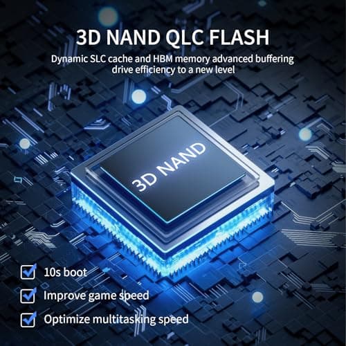FX550 NVMe SSD 512GB M.2 SSD PCIe 3.0×4, Read Up to 3,200 MB/s, M2 2280 Internal Soild State Drive, Compatible with Desktop, Laptop and Mini PC, QLC NAND Flash