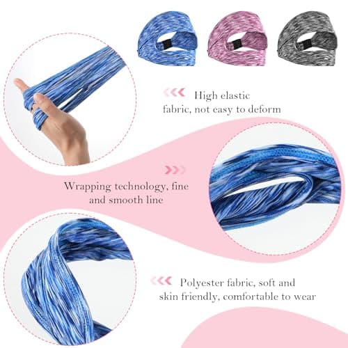 3 Pcs VR Sweat Mask, Adjustable VR Eye Mask, Breathable VR Sweat Band Comfortable Eye Face Cover VR Face Cover Cushion for Any Head Size Most VR Devices