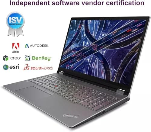 Lenovo ThinkPad P16 Gen 2 Mobile Workstation (16" FHD+ 100% sRGB, Intel Core i7-14700HX, 32GB RAM, 1TB SSD, NVIDIA RTX 1000 Ada) Laptop for Engineer, 1080P Webcam, IST HUB, Win 11 Pro (Renewed)