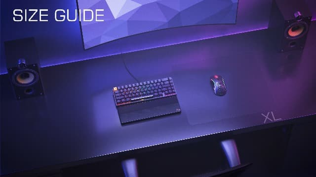 Glorious XL Heavy Gaming Mouse Mat/Pad - Stealth Edition - Extra 5mm Thick, Stitched Edges, Black Cloth Mousepad | 16"x18" (G-HXL-Stealth)