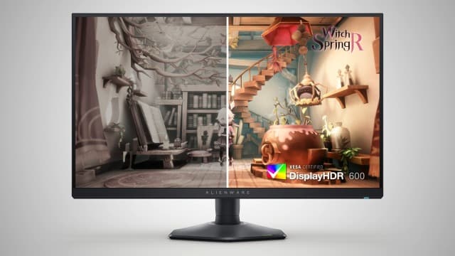 Alienware AW2724DM Gaming Monitor - 27" QHD (2560 x 1440) 180Hz w Overclock, AMD FreeSync Premium Pro, NVIDIA G-SYNC, VESA Display - Black,Black/Silver