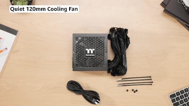 Thermaltake Toughpower GX3 850W 80Plus Gold SLI/Crossfire Ready ATX 3.0 Power Supply; PCIe5 12VHPWR Connector Included; 5 Year Warranty; PS-TPD-0850NNFAGU-3
