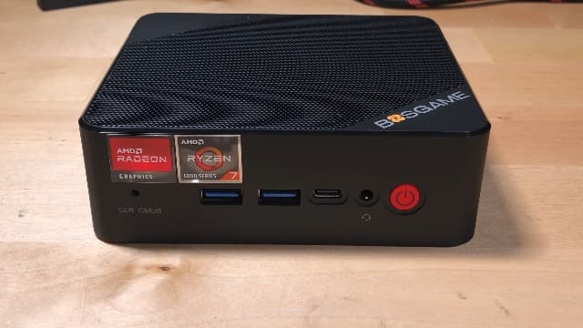 P4 Light Gaming Mini PC, Ryzen 7 5825U, 32GB RAM 1TB SSD, 11 Pro Triple 4K 60HZ Displays Desktop Computers, Support PS3 Emulator Micro PC, HDMI+DP+Type-C, WiFi 6E, BT5.2, Dual 2.5GbE LAN
