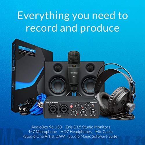 PreSonus AudioBox USB 96 Studio Ultimate Bundle - 25th Anniversary Edition with Studio One Pro Software