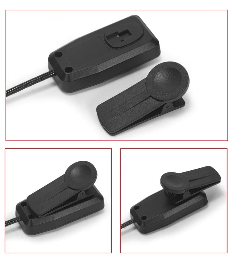 Wireless Saxophone Microphone System, Clip on Instrument Microphone Suitable for Saxophones and Speakers, Multi-Purpose Microphone, Wireless Receiver and Transmitter, 180 Foot Range