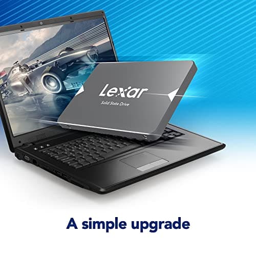 Lexar 128GB NS100 SSD 2.5 Inch SATA III Internal Solid State Drive, Up To 520MB/s Read, Gray (LNS100-128RBNA)