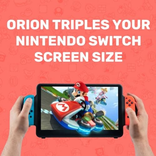Orion by Up-Switch fully integrated Nintendo Switch portable HD 11.6 inch IPS Monitor, with USB Type-C and HDMI in for PS5, XBOX, Laptop, Smartphone