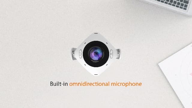 j5create 360 Degree All Around Meeting Webcam - 1080P HD Video Conference Camera with High Fidelity Microphone, USB-C | for Video Conferencing, Online Classes, and Collaboration (JVCU360)