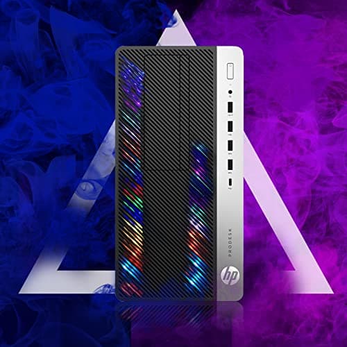 HP Gaming PC Desktop Computer - Intel Quad I5-7500 up to 3.8GHz, GeForce GTX 1660 Super 6G, 32GB DDR4 Memory, 128G SSD + 3TB, RGB Keyboard & Mouse, WiFi & Bluetooth 5.0, Win 11 Pro (Renewed)