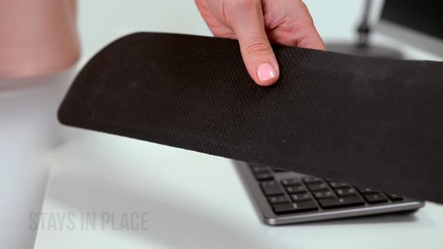 GORILLA GRIP Silky Gel Memory Foam Wrist Rest for Computer Keyboard, Mouse, Ergonomic Design for Typing Pain Relief, Desk Pads Support Hand and Arm, Mousepad Rests, Stain Resistant, 2 Piece Pad, Black