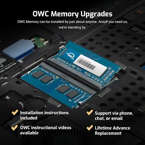 OWC 64GB (2x32GB) DDR4 2666MHz PC4-21300 CL19 2RX8 ECC Unbuffered SODIMM 1.2V 260-pin Memory RAM