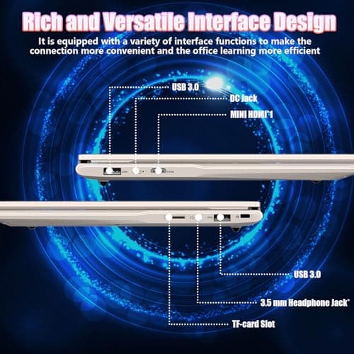 2025 New Portable Laptop,Student and Business,14" FHD IPS Display,Quad-Core N5095 Processor,8GB DDR4 RAM,512GB PCIe SSD,Numeric Keypad,2.4/5G WiFi,38WH Battery,Webcam,Mini HDMI,USB(Pink)