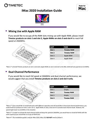 Timetec 32GB KIT(2x16GB) Compatible for Apple DDR4 2666MHz / 2667MHz for Mid 2020 iMac (20,1/20,2) / Mid 2019 iMac (19,1) 27-inch w/Retina 5K, Late 2018 Mac mini (8,1) PC4-21333 /PC4-21300 MAC RAM