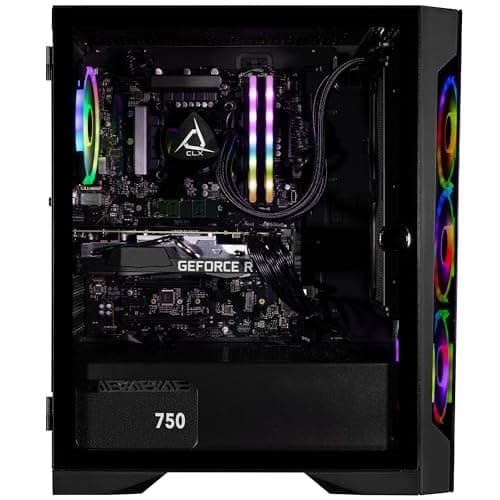 CLX Set Gaming PC - Intel Core i9 12900KF 3.2GHz, GeForce RTX 4060 Ti, 1TB NVMe M.2 SSD, 4TB HDD, 32GB DDR4 RGB Memory, 240mm AIO, Windows 11 Home, Black