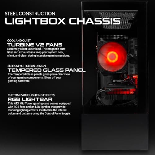 SAAV X1 Prebuilt Gaming PC Desktop with i5 3.4GHz CPU, 16GB RAM, GEFORCE GTX 750 GDDR5 GPU, 512GB NVME, WiFi 6, Bluetooth, Win 10, Mouse Keyboard, PC Gaming Computer Desktop, 1-Year Warranty