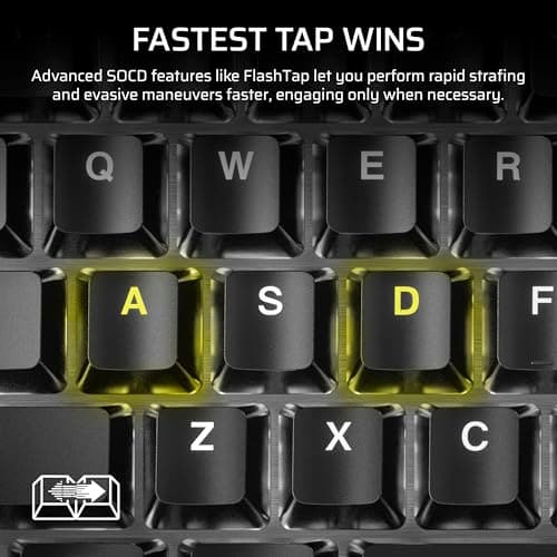 Corsair K70 CORE TKL RGB Tenkeyless Mechanical Wired Gaming Keyboard – Pre-Lubed MLX Red v2 Linear Switches, SOCD, ABS Double-Shot Keycaps, Sound Dampening, 1000Hz Polling, QWERTY NA – Black