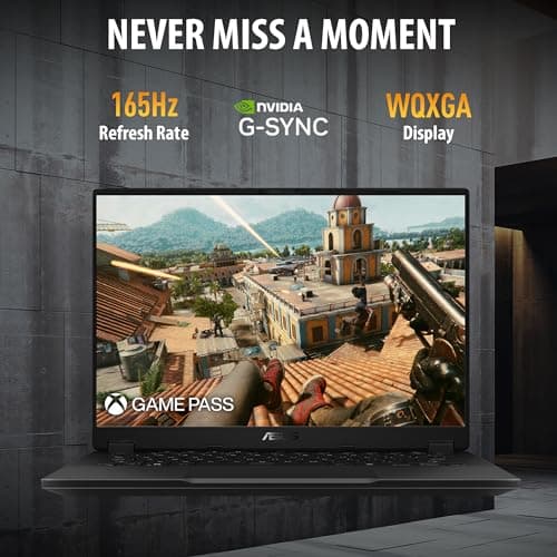 ASUS TUF Gaming A14 Copilot+ PC Gaming Laptop, 14” WQXGA 16:10 165Hz Display, AMD Ryzen™ AI 7 8845HS, NVIDIA® GeForce RTX™ 4050, 16GB LPDDR5X, 512GB PCIe® Gen 4.0 SSD, Wi-Fi 6E, Windows 11 Home