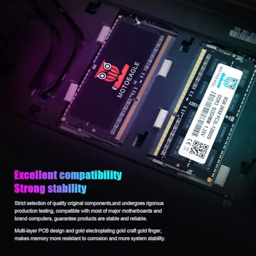 [16GB DDR3L SODIMM RAM ] DDR3L 16GB Kit (2 x 8GB) 1600MHz PC3-12800 CL11 Unbuffered Non-ECC 1.35V SODIMM 204-Pin Laptop Notebook PC Computer Memory
