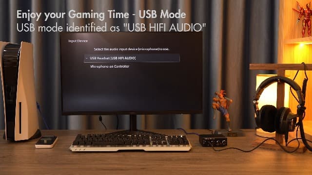 Fosi Audio Q4 DAC Headphone Amp for PC, Desktop Digital to Analog Audio Converter for Home Stereo Amplifier and Powered Speakers, PC-USB/Optical/Coaxial Inputs, 3.5mm Headphone/RCA Outputs