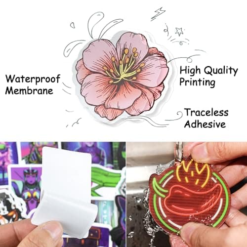 120 Pcs Steampunk and Cyberpunk Stickers for Water Bottles, Waterproof Vinyl Vintage Stickers for Scrapbook Laptops, Punk Decorative Decals for Boys Adults Teens