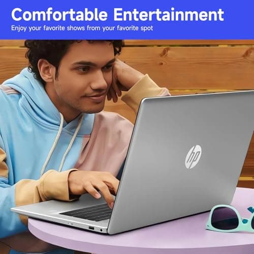 HP Premium 17.3" Touchscreen Laptop, 8-Cores Intel Core i3-N305, 32GB RAM, 128GB eMMC + 1TB SSD, Webcam, HDMI, Wi-Fi 6, Windows 11 S, Silver