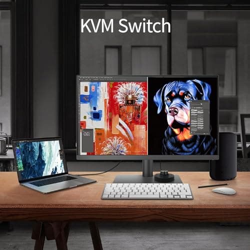 BenQ PD2705U Mac-Ready Monitor 27" 4K UHD | IPS | DeltaE ≤3 | ICC Sync | Calibration Report | Uniformity | HotKey Puck | Ergonomic | DisplayPort | USB-C (65W) | USB Hub,Black
