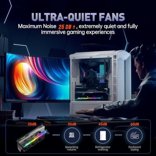 AsiaHorse Graphics Card Cooler with ARGB 5V 3Pin LED and Three 80mm Fans, RGB LED Graphics Card Holder, GPU Cooler Easy Installation-Black