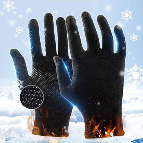 Gaming Gloves for Touchscreen, High-Sensitive Anti-Sweat Breathable Seamless Game Gloves for PUBG Mobile/Knives Out/Rules of Survival