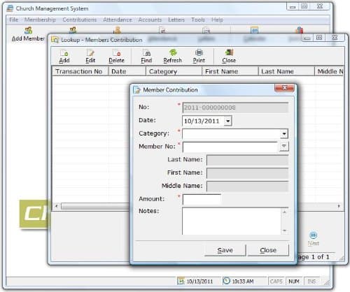Church Management Software Professional Membership System; Church Facilities, Office, Bookkeeping and Finances Administration Software; PC Only CD-ROM; Single License (50,000 Members)