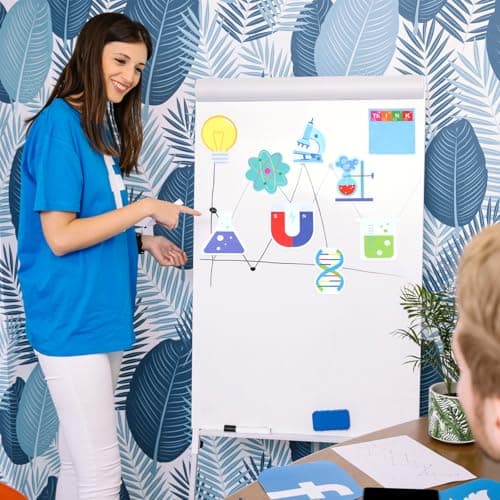 18 Pack Funny Science Sticky Notes, Cute Chemistry Note Pad Essentials Teacher Student Gifts Stationary Sticky Notepad Self Stick Memo Novelty Laboratory Notes for Lab School Supplies