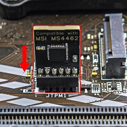 TPM 2.0 12Pin Module Chip for MSI Motherboards, Secure Boot and Data Protection for Windows 11/10