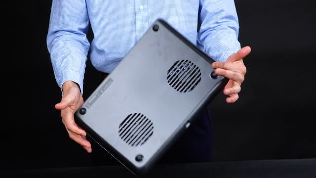 Targus 17 Inch Dual Fan Lap Chill Mat - Soft Neoprene Laptop Cooling Pad for Heat Protection, Fits Most 17" Laptops and Smaller - USB-A Connected Dual Fans for Heat Dispersion (AWE55US)