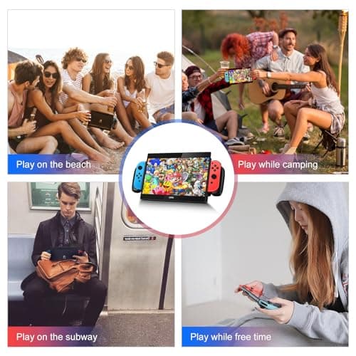 G-STORY 10.1‘’ Portable Monitor for Switch, 1080P Portable Gaming Monitor IPS Screen with USB Type-C and Randomly Bag, Game Mode, Travel Monitor fo Switch（not Included）
