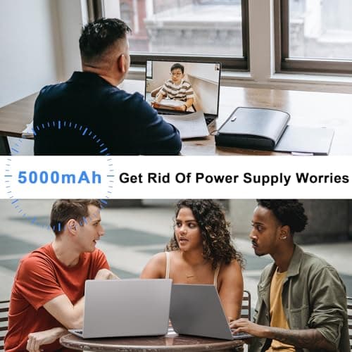 2025 Laptop Computer 14 Inch Win 11 256GB SSD Up to 1TB SSD Expand Laptops Celeron N4020 Up to 2.8Ghz 1920x1080 FHD Dual WiFi BT4.2 with Webcam Keyboard Protect Flim for Business Student-Gray
