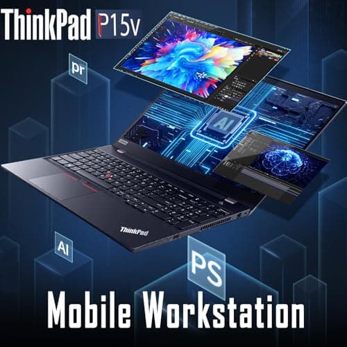 Lenovo ThinkPad P15v Gen 3 15.6" FHD Touchscreen Mobile Workstation (NVIDIA RTX A2000, Intel 14-Core i7-12800H, 64GB DDR5 RAM, 2TB SSD) Laptop for Engineer, Designer, IST Hub, Win 11 Pro, AI Copilot