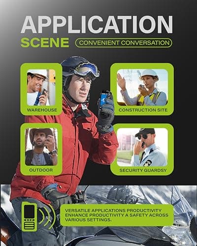 PoC Radios Unlimted Range - IP67 Waterproof & Floating 4G LTE PTT Push to Talk Over Cellular Radio Radios Pre-Installed SIM Nationwide Coverage Outdoor Marine Use (2)