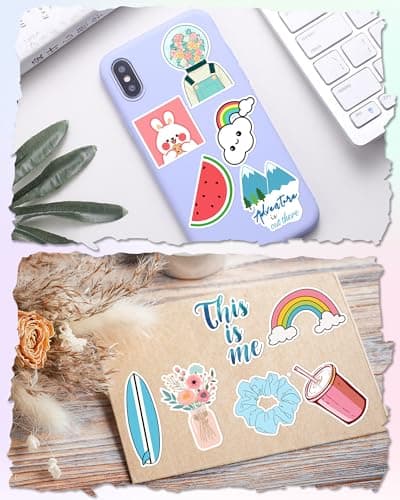 300 Pcs Stickers for Kids, Cute Water Bottle Vinyl Waterproof Laptop Stickers for Students Gifts School Supplies Classroom Teacher Prizes Sticker Pack for Kids Girls Teens