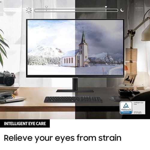 Samsung 27” S80UA 4K UHD IPS HDR10 High Resolution Monitor, USB-C, Eye Saver Mode, Eco Saving Plus, LS27A804UJNXGO, 2025, 3 Year Warranty