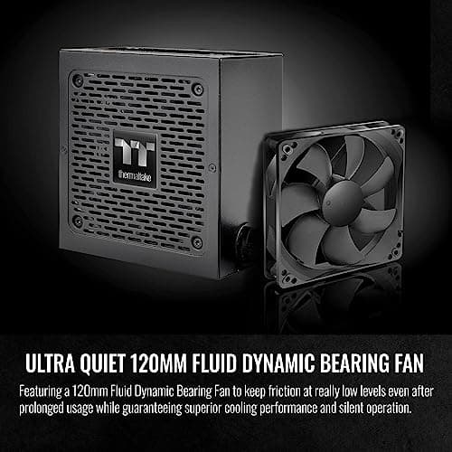 Thermaltake Toughpower GX3 850W 80Plus Gold SLI/Crossfire Ready ATX 3.0 Power Supply; PCIe5 12VHPWR Connector Included; 5 Year Warranty; PS-TPD-0850NNFAGU-3
