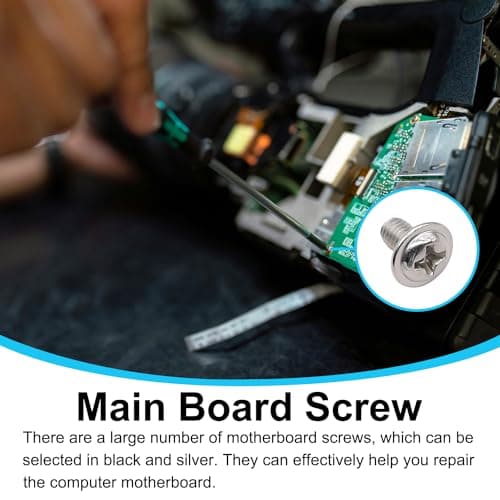 502PCS Computer Screws Assortment Kit, Motherboard Standoffs Screws PC Screws for PC Fan, PC Case, HDD Hard Drive, Laptop, SSD, CD-ROM, Used for DIY Installation & Repair of Computer Parts