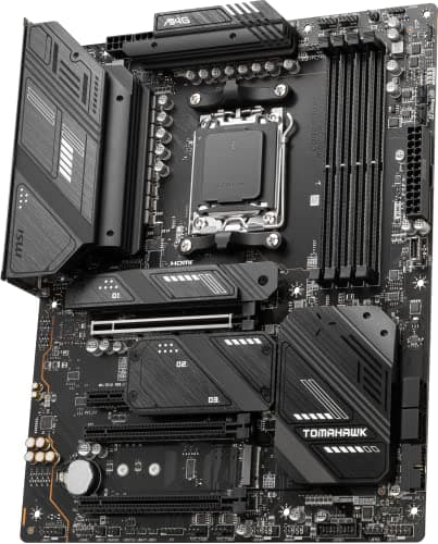 msi MAG X670E Tomahawk WiFi Gaming Motherboard (AMD Ryzen 9000/8000/7000 Series Processors, AM5, DDR5, PCIe 5.0, SATA 6Gb/s, M.2, USB 3.2 Gen 2, Wi-Fi 6E, Bluetooth 5.3, 2.5Gbps LAN, HDMI/DP, ATX)