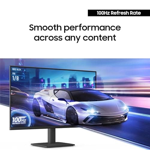 SAMSUNG 22" (S30GD) Essential Monitor with IPS Panel and Tilt Only Stand, 100Hz Refresh Rate, Ergonomic Design, Advanced Eye Care, Game Mode, LS22D304GANXZA