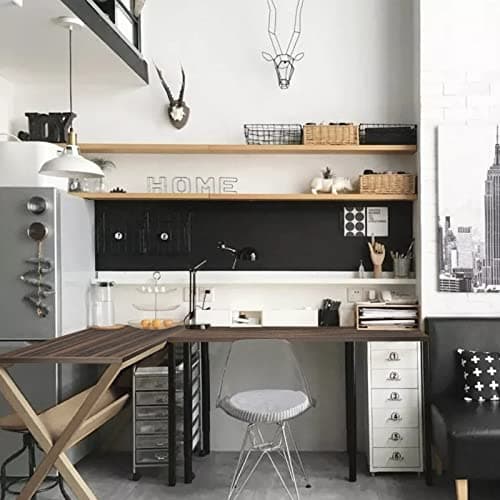 Kaboon 60x24 inches Tabletop, Solid One-Piece Desktop for Sit Stand Desk, Double Desks, L Desk DIY,Wood Countertop Home or Commercial Use 1 inch Thick, Eucalyptus/Rustic Wood, 23.62" D x 59.1" W