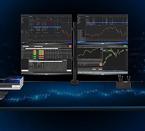 TechMagnet Trading Desktop PC, Intel Core i5 9th Gen, 16GB RAM, 512GB SSD + 4TB HDD, 4 New 22” LED Monitors, 2 Network Cards, Trading Platform Support, MTG Keyboard & Mouse Win 11 (Renewed)