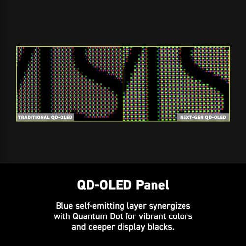 msi MAG 273QP QD-OLED X24 27-inch 2560 x 1440 (QHD) Gaming Monitor, 240Hz, Adaptive-Synch, HDMI, DisplayPort, VESA Mountable, Tilt, Height Adjustable, Speaker, 0.03ms, Black